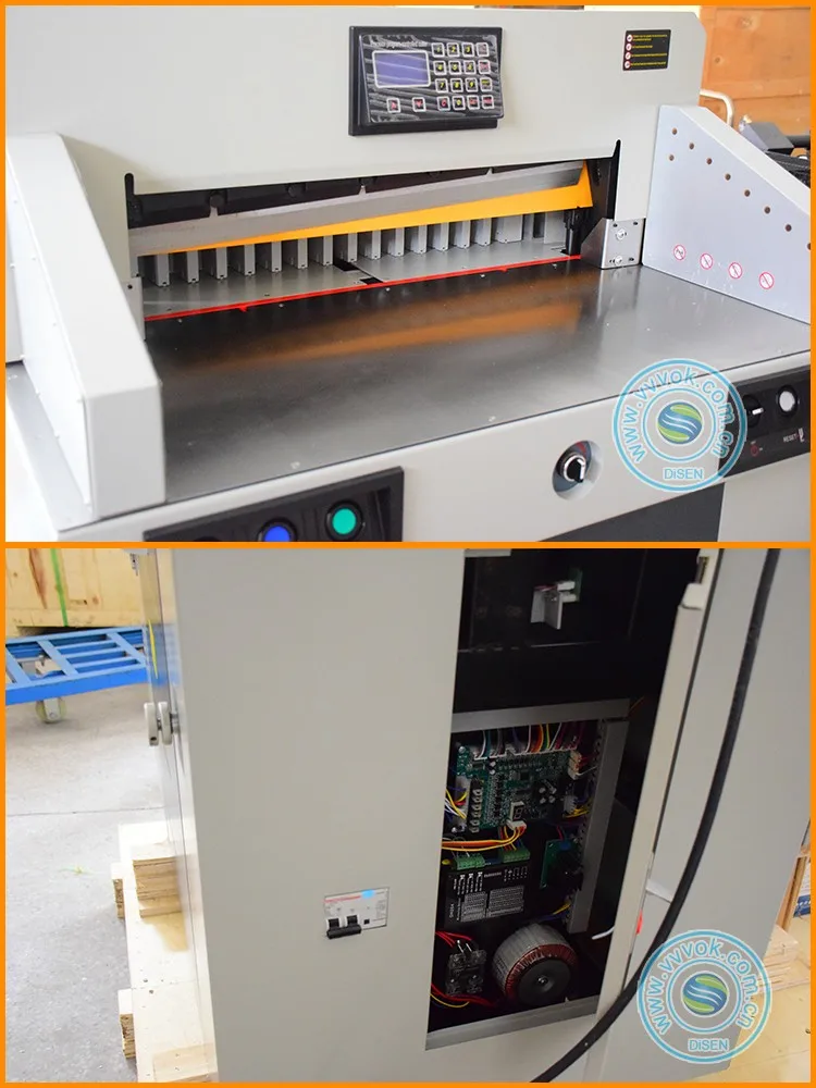 Digital pneumatic industrial guillotine cnc automatic motor insulation