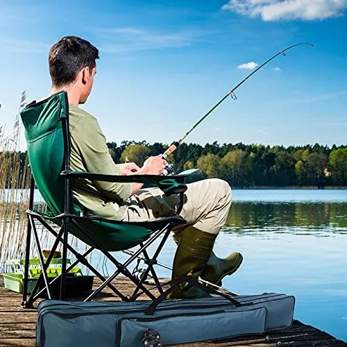 fishing rod case portable folding fishing pole reel storage bag