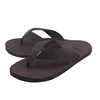 simple design custom logo fashion canvas luxury Men sandal beach EVA Rubber cloth strap Mush Canvas flip flops for man