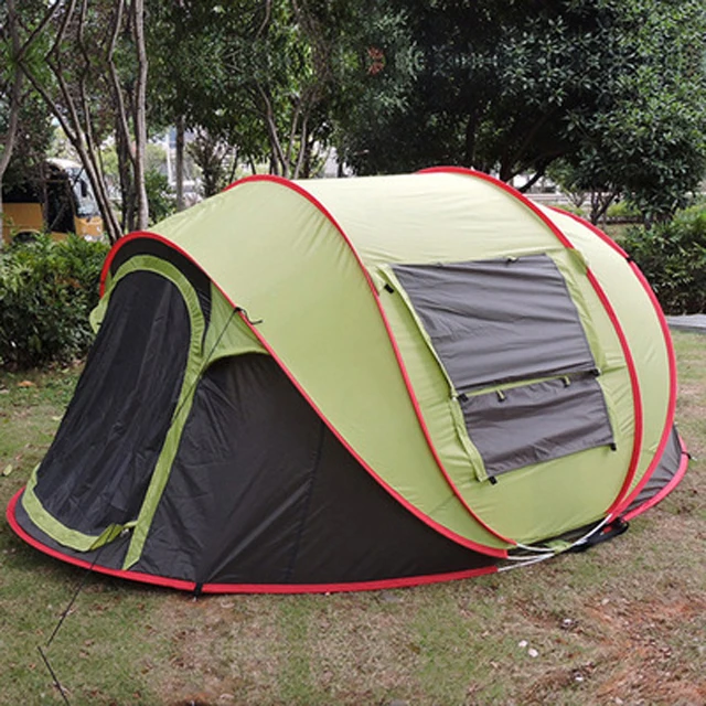 C01-CC039 Outdoor luxury automatic large capacity camping pop up tent