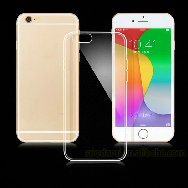 High Quality Crystal TPU Soft Gel Phone Cases For iPhone 6, For iphone 6s Clear Transparent Cover