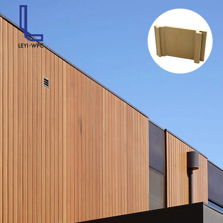 Weather Resistant Waterproof Composite Wood Plastic Exterior Wall Composite Wood Plastic Exterior Wall