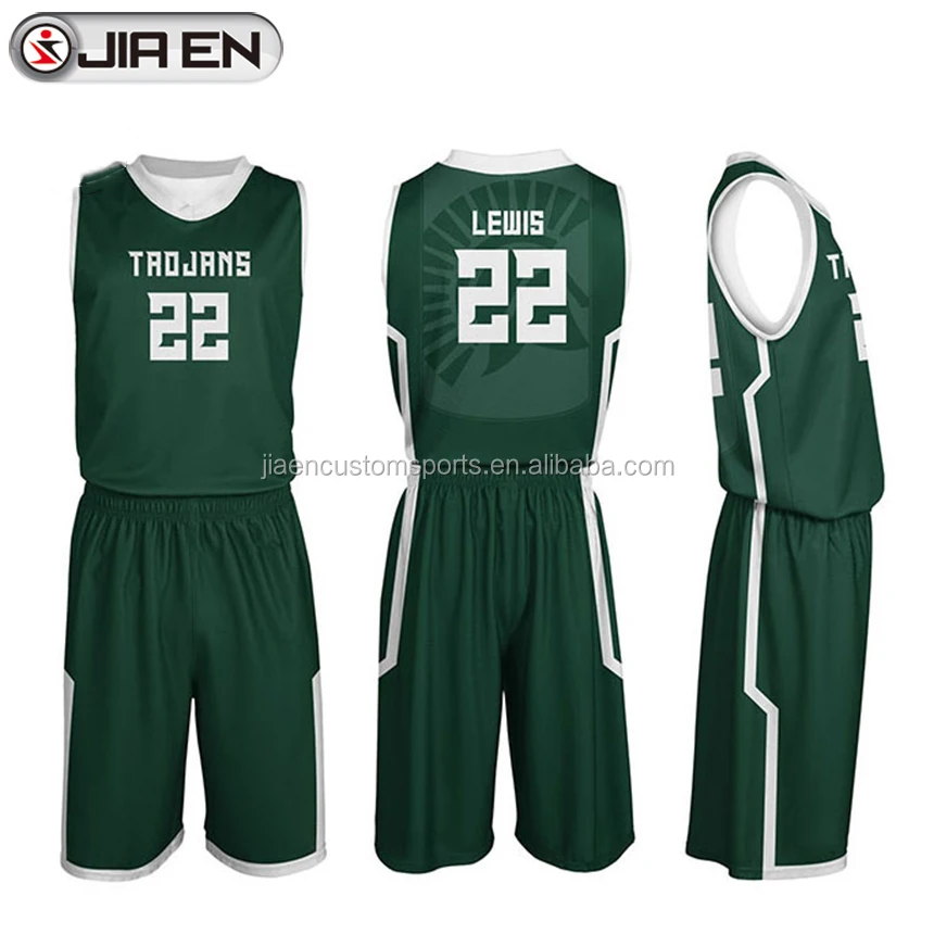 basketball jersey design green color