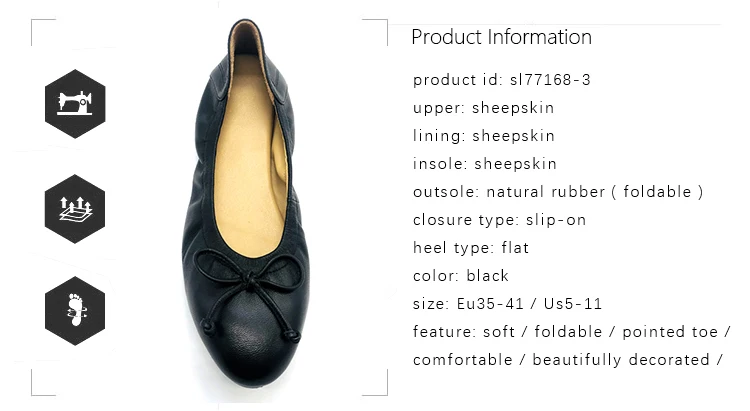 soft black flat shoes