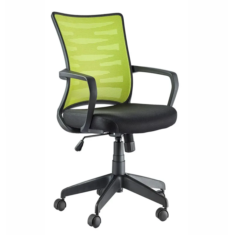 Mid Back Black Frame Computer Mesh Office Furniture Swivel Clerk