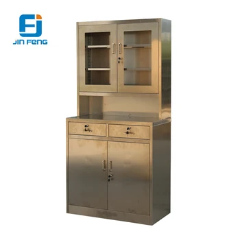 Stainless Steel Laboratory Storage Cabinets Display Cabinet