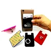 New design most popular firmly adhesive stick back cover credit card holder with ring stand pocket wallet