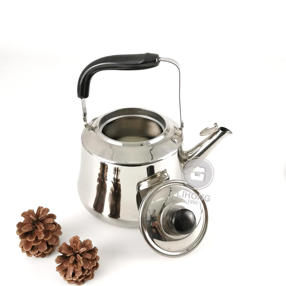 China 304 water kettle unbreakable restaurant tea pots/stainless steel tea pot