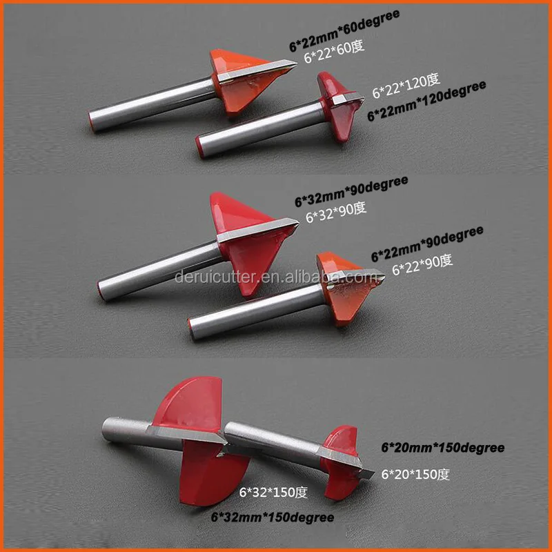 Fraise à Chanfrein 60° The Lord Of The Tools - 3 Flûtes, Tige 6mm - Revêtement TiAlN Carbure
