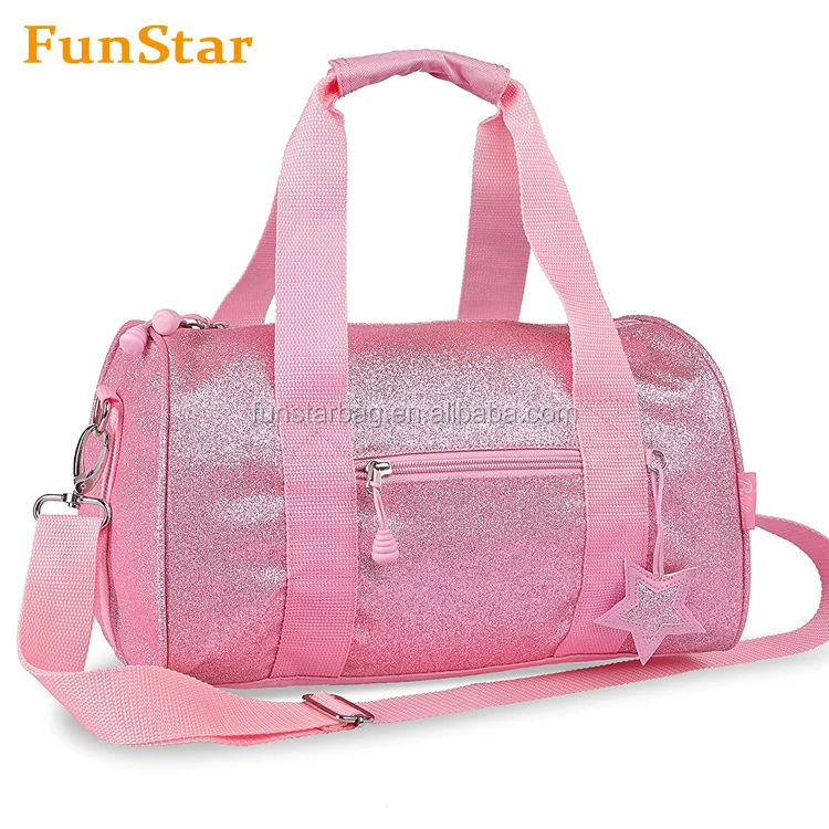 Womens Pink Overnight Weekend Bag Gym Holdall Ladies Girls Sports Travel Bags