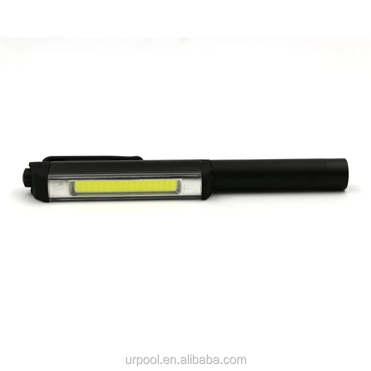pen shaped led torch light cob pen torch light cute pen light