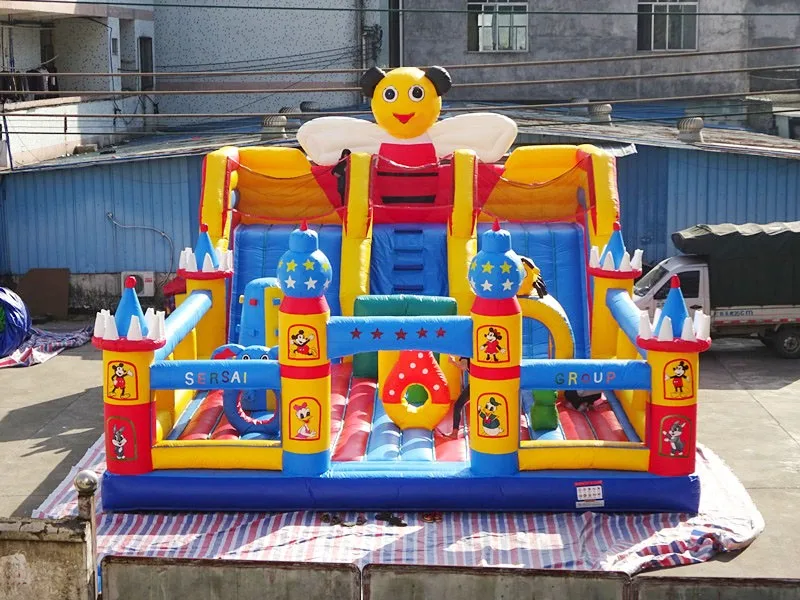 Customized New Design Honey Bee Adult Bounce House/used Commercial