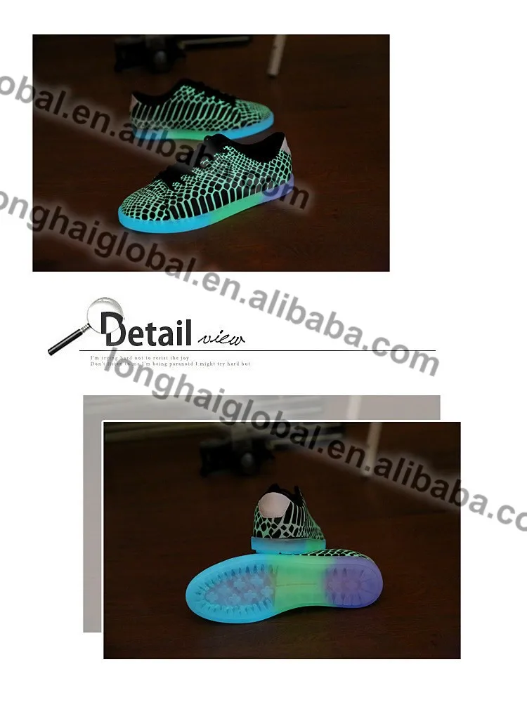 name brand led shoes