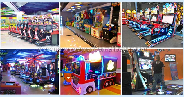 soncu arcade game machine 42 "LCD TT motor video kids ride on bike racing game