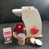 Yunhe Kids Pretend Play bread maker Kitchen Set Wooden Toy Coffee Machine