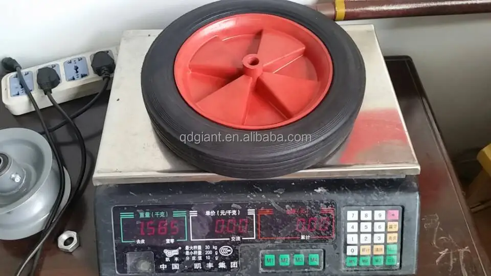 10" inch solid rubber wheelbarrow wheel/barrow tyre on inner tube needed