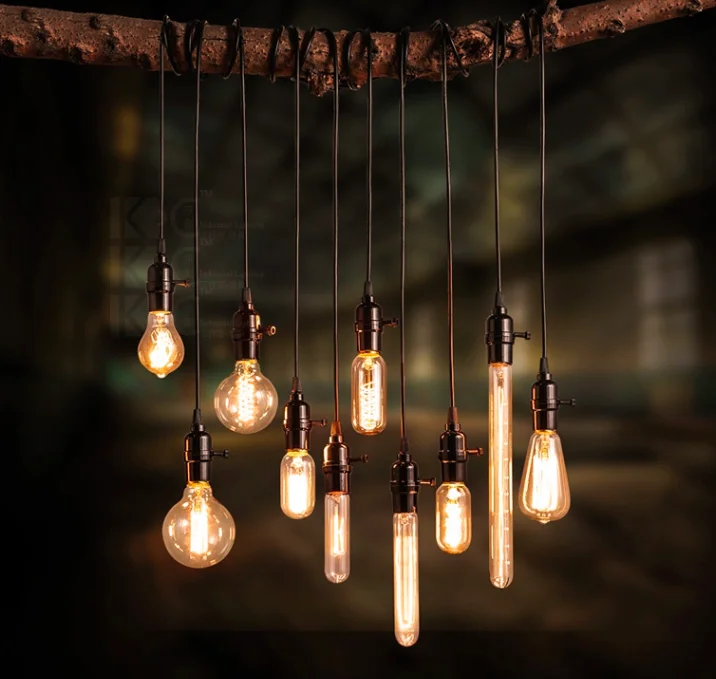 Лампочка на проводе. Светильники Loft Edison. Светильник Edison Винтаж лофт. Люстра Edison Chandelier. Светильник лампы Эдисона лофт.