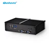 Qotom Mini PC Q310P Intel Celeron 3215U processor 6 RS232 Fanless KIOSK IPC Industrial Computer
