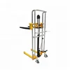 250 kg double rod fork type manual hand pallet stacker