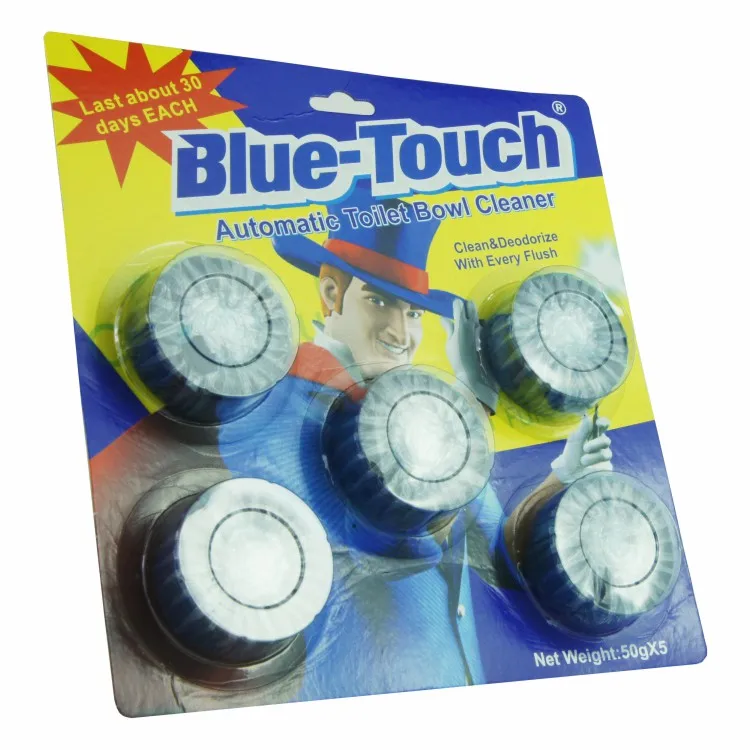 Bluetouch Brandtoilet Block Toilet Bowl Cleaner Deodorizer Portable