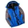 Two-piece Detachable Outdoor Jackets Mountain Fleece Warm Ski Jacket Softshell Waterproof Mens Jacket Coats for Winter