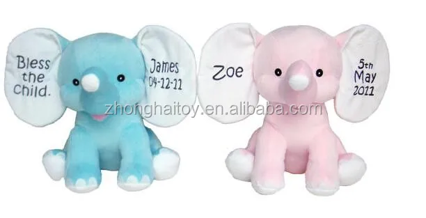 blue elephant soft toy