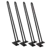 Coffee Table Height Hairpin Legs Set of 4 Hairpin Table Legs Metal Table Legs 16" 28"