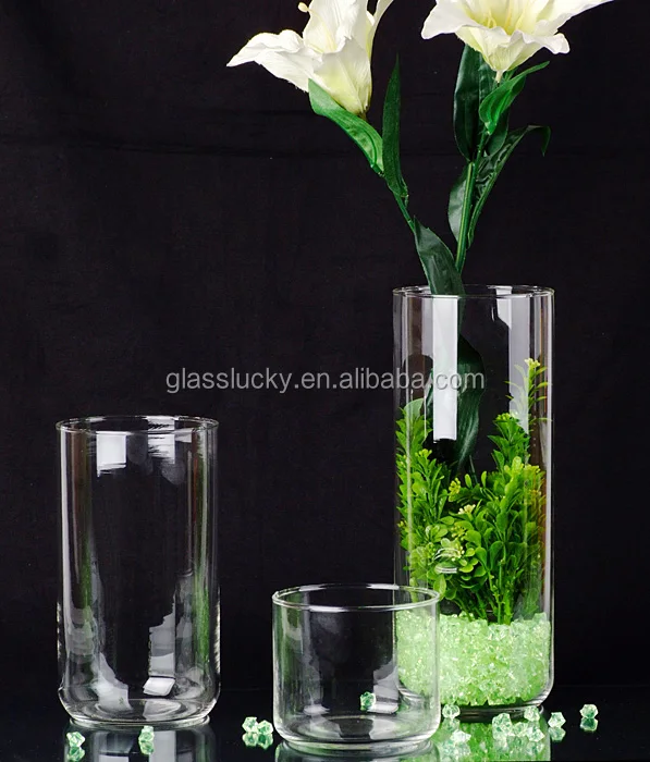 Tall Cylinder Glass Vase Cylinder And Wholesale Cylinder Glass