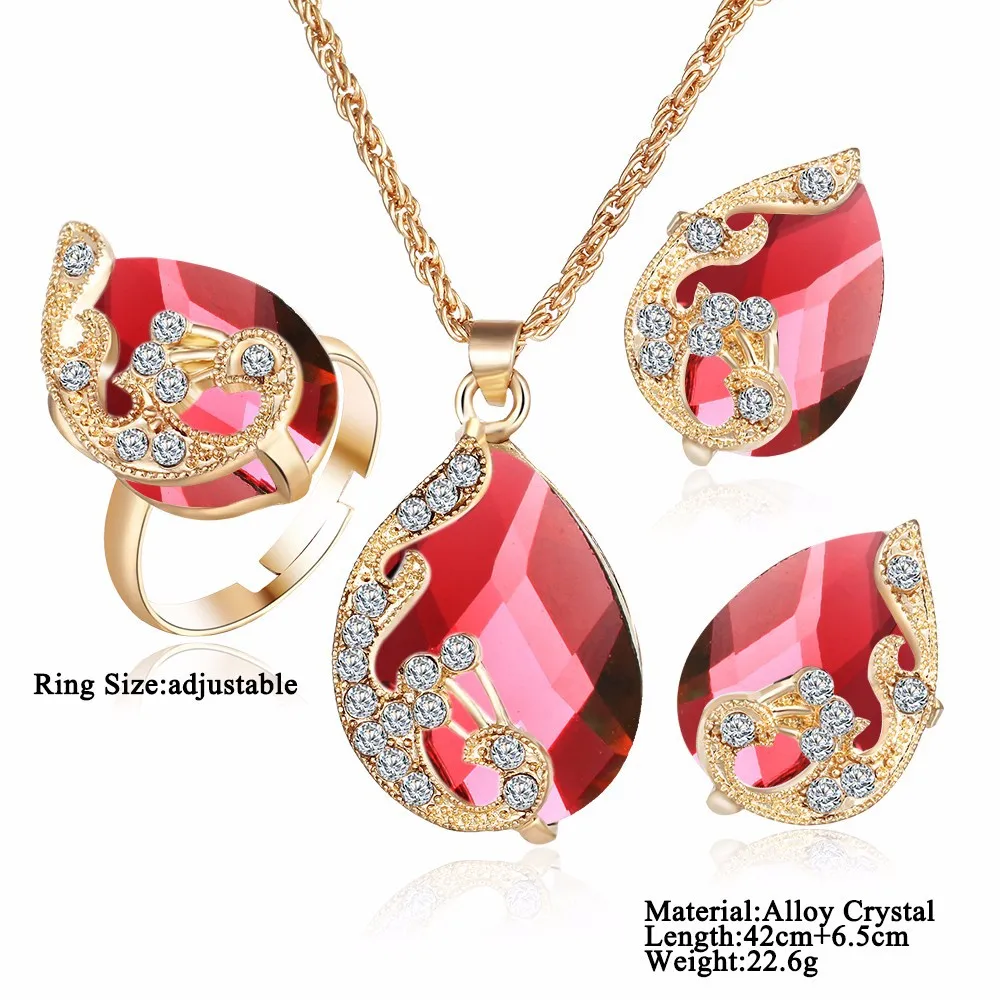 Crystal Necklace Earring Set,Crystal Collection Jewelry Wholesale Buy