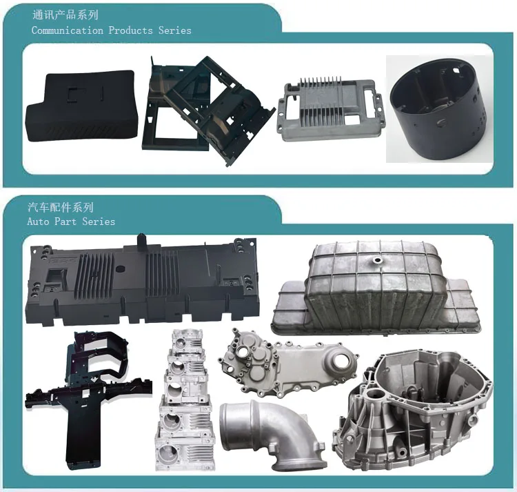 Customized Powder blasting Service Die Casting Parts welly die cast for automobile