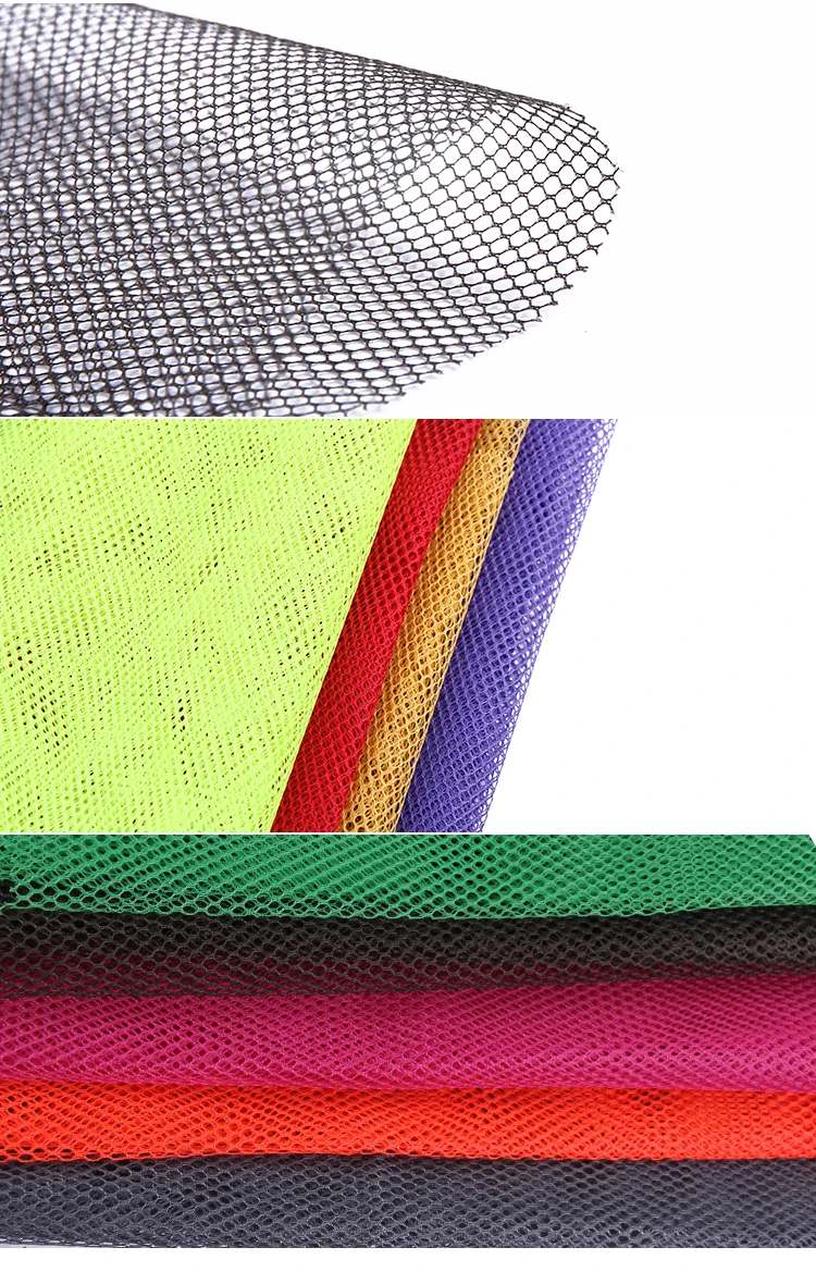 Breathable Knitting 75d Sport Textile Athletic Mesh Fabric Vest Mesh