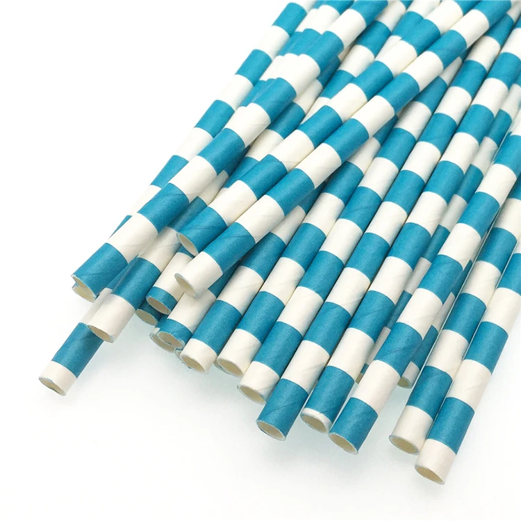 Party Favors Wholesale Cocktail Eco Friendly Striped Recycled Drinking