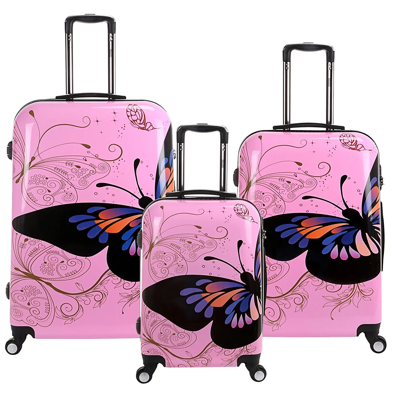 Cheap Pink 4 Wheel Suitcase, find Pink 4 Wheel Suitcase deals on line