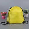Advertising Customized LOGO Polyester Sport Drawstring Backpack