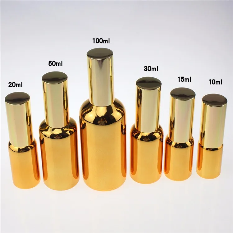 PGH21 Gold Glass Bottle with Perfume pump (2)