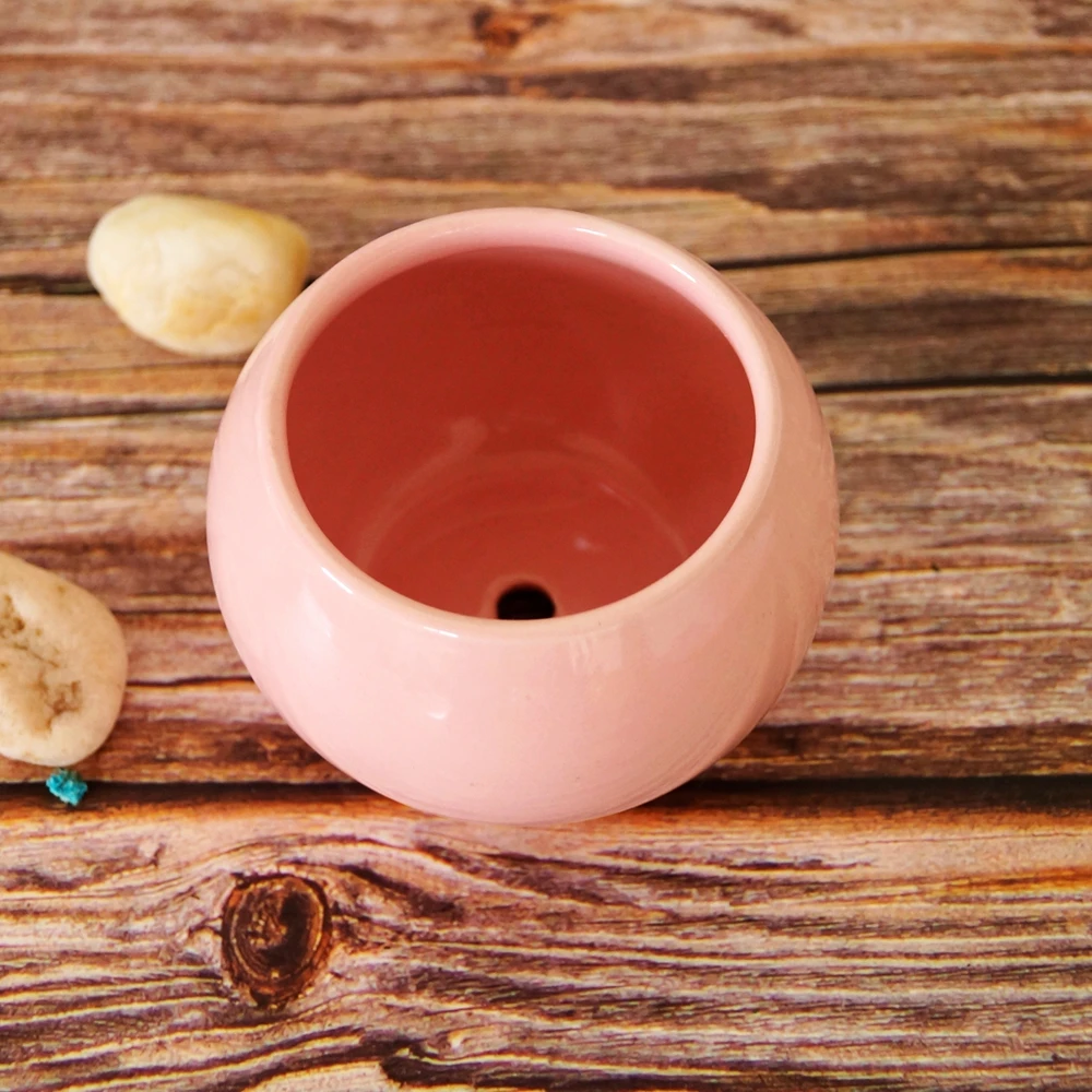 Mini Pink Indoor Ceramic Small Flower Pots Buy Mini Ceramic Flower