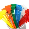 8 inch Nylon mark Cable Ties Black/Green/Yellow/Blue/Red/Orange Plastic Zip Tie Marker tags Label Sticker 4 6inches