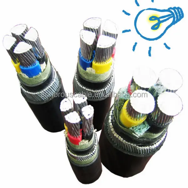 Steel Wire Or Steel Tape Armoured 4x16mm 4x25mm 4x10mm Wire Armoured