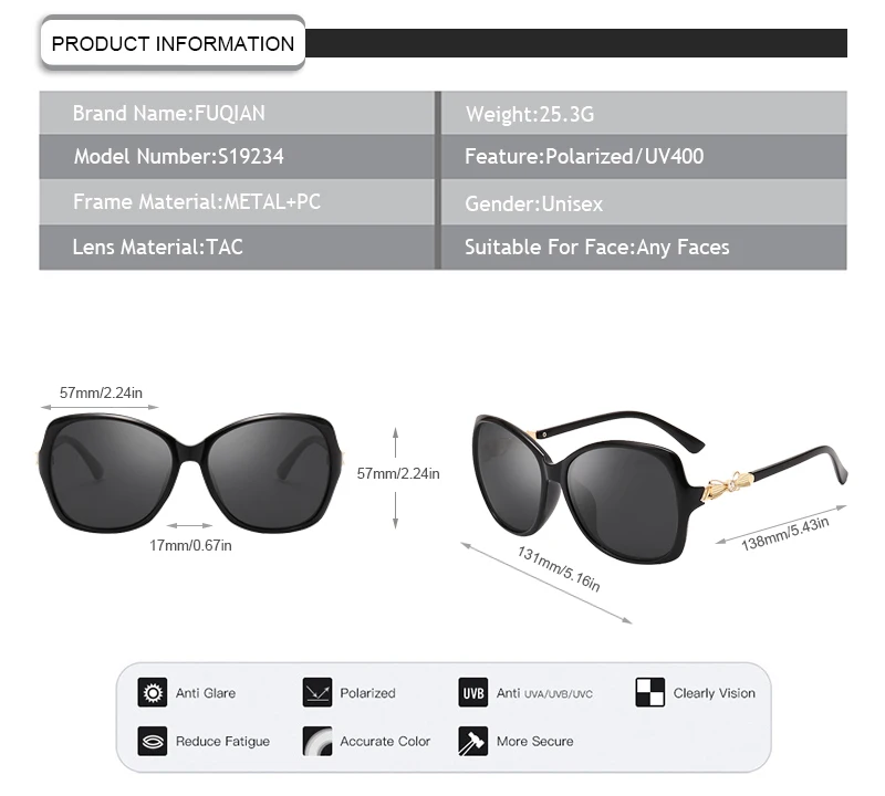 Cheap promotional bowknot diamond leg big frame polarized holiday sunglasses for women