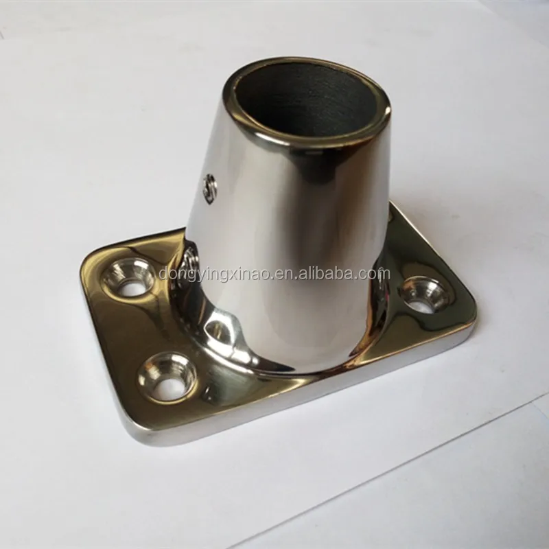 Stainless Steel Pipe Stanchion Base Marine Hardware For Ship &yacht ...