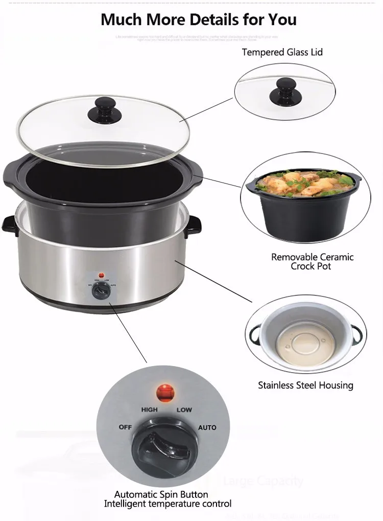 Ul Etl Ce Approved 3.5qt 4.5qt 6.5qt Electric Chinese Hot Pot Electric