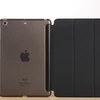 slim book leather case with transparent hard pc back for ipad 9.7 inch