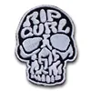 Bulk Custom Cool Skull Logo Design Iron On Embroidered Patches For Baseball Hat Casquette