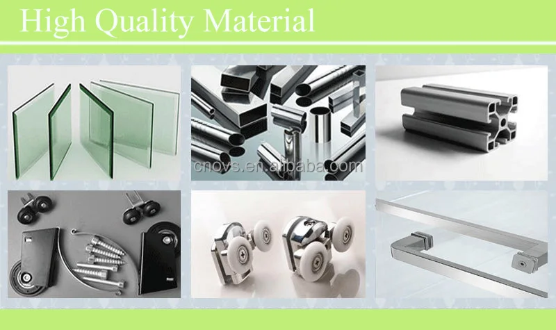 hot sales fashion frame sliding shower sliding door rollers