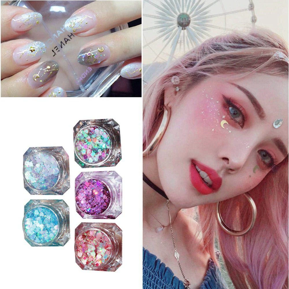 Wholesale Body Glitter Glue Cosmetic Shine Moonshine Body Glitter For