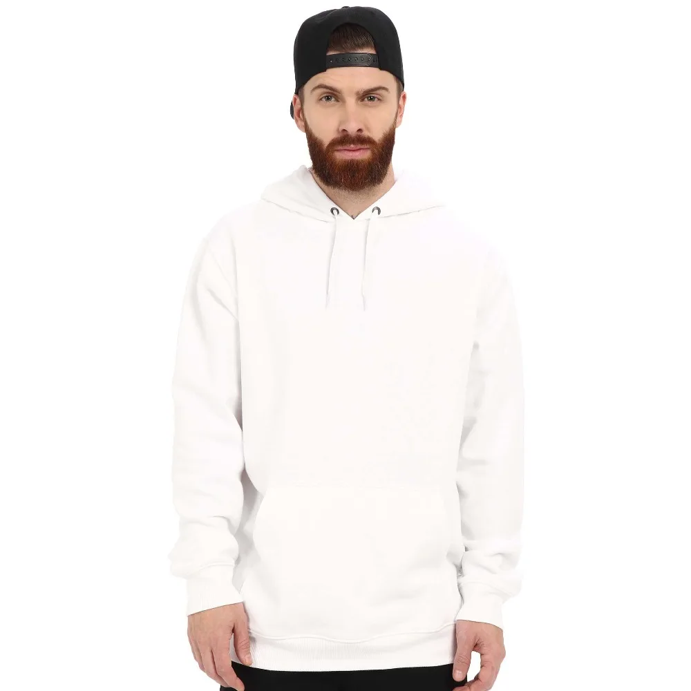 plain white hoodie men