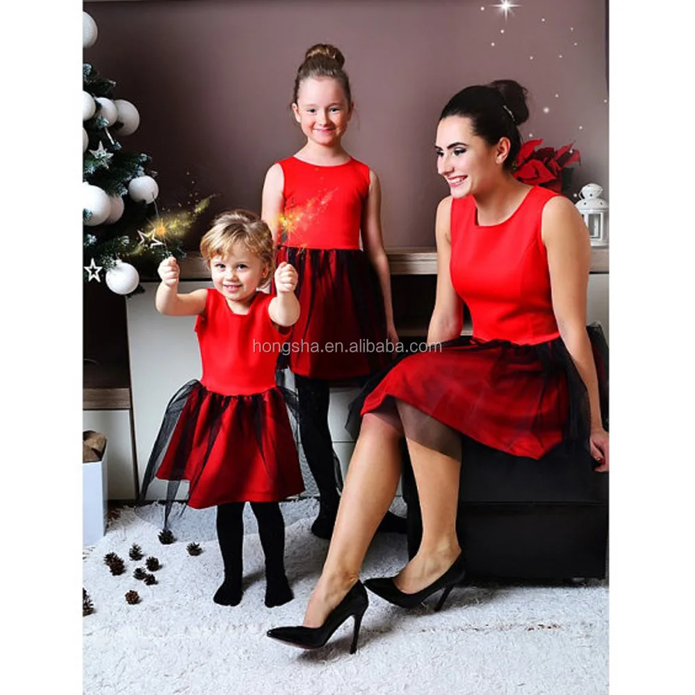 christmas dress for mum and daughter
