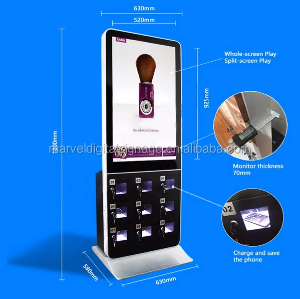  LCD Digital Signage for cellphone Advertising display