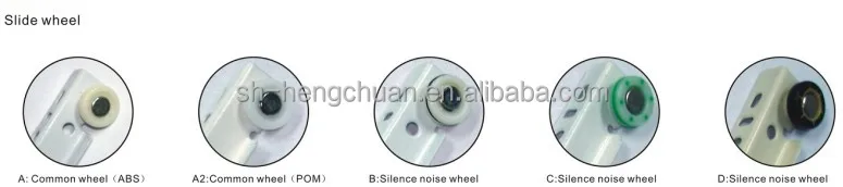Cheap price Nylon Wheel FGV Type Roller Drawer Slide white