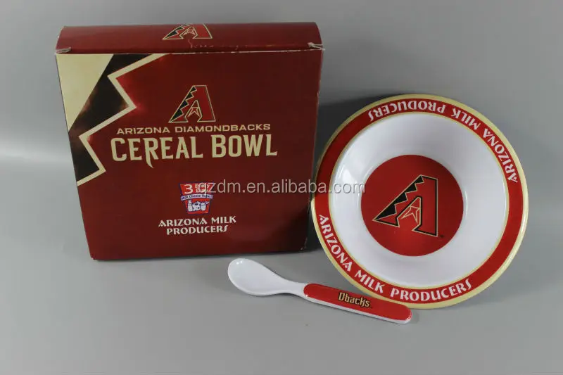 6.5 inch melamine breakfast bowl + spoon oatmeal bowl dinner bowl set